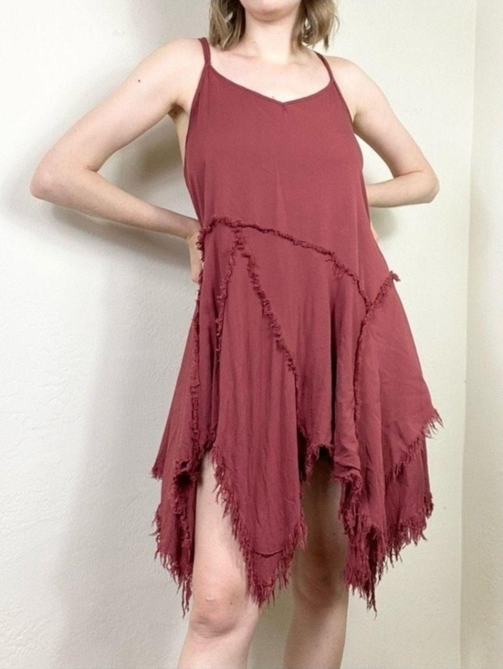 Free People Tattered Up Shred Dress Size XS